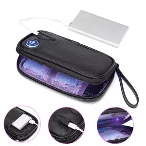 Buy cheap Plain PU Leather LED UV Disinfection Sterilization Bag 0.25kg from wholesalers