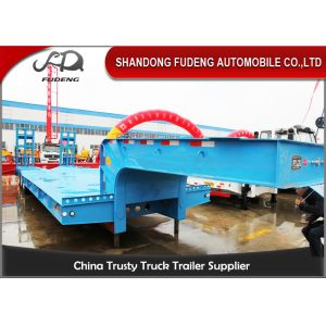 Buy cheap Transport 60ton With 3 Axles Heavy Duty Equipment Lowboy Trailer Optional Dimensions from wholesalers