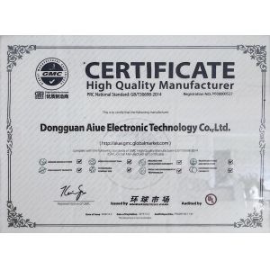 Dongguan Baori Electronics Co.,LTD Certifications