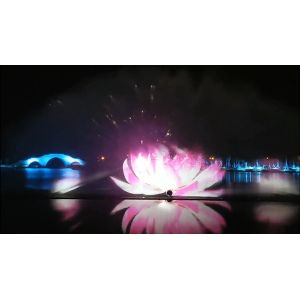 Buy cheap Entertainment Equipment Musical Laser Floating Pond Fountain from wholesalers