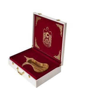 Buy cheap Advanced Leather Gift Box Lock Case Gift Package Carton Box from wholesalers