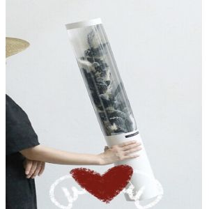 Buy cheap Handmade Single Rose Flower Gift Box Packing Recyclable Cylindrical Shaped from wholesalers