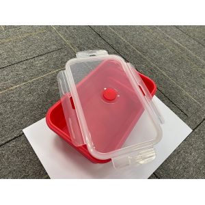 Buy cheap FDA 300ml 500ml 800ml 1200ml Silicone Folding Lunch Box from wholesalers