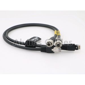 Sony RCP RJ45 Cat6 M12 Cable Assembly Flexible Original Hirose 8 Pin Connector