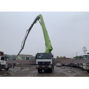 Buy cheap Used Concrete Trailer Pump Zoomlion Benz 56m 150 M3/H from wholesalers