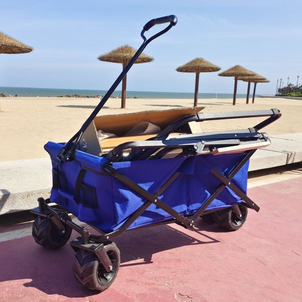 Buy cheap Collapsible Welding Trolley Adjustable PU Wheels Practical Folding Wagon Customized from wholesalers