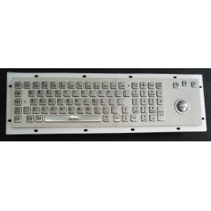 Buy cheap Stainless Steel Keyboard With Trackball from wholesalers