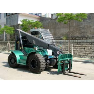 3.5 Ton Max lifting capacity Telescopic Boom Forklift , Diesel Small Knuckle