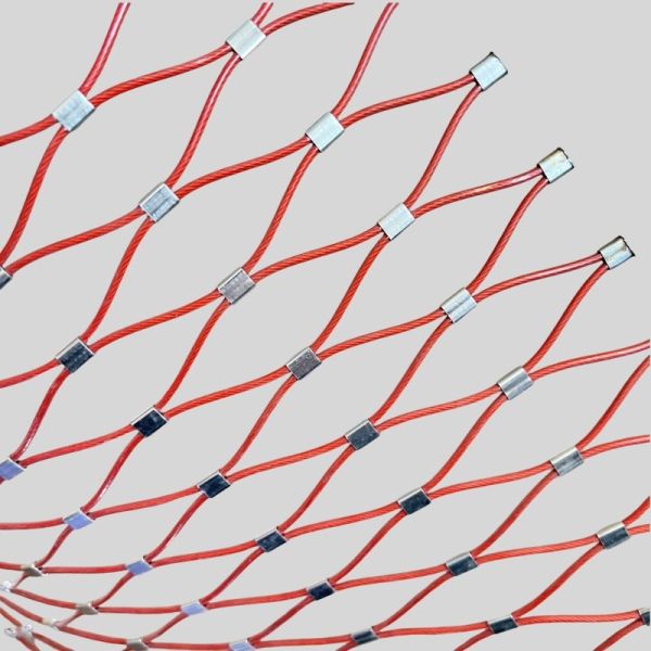 Different types of architectural wire rope mesh configurations