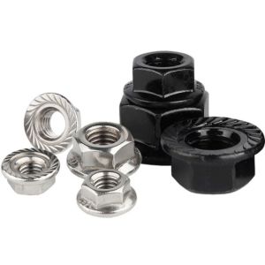 Stock ISO GB Standard M2-M30 SUS304 Stainless Steel DIN6923 Hex Flange Nuts for
