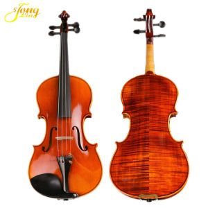 Nice Flame Maple professional 4/4 advanced Antique violin string instruments