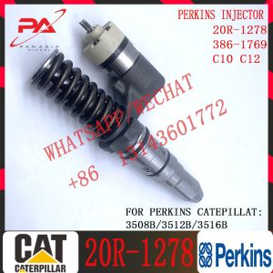Diesel engine injector 386-1769 20R-1278 for 3512C 3516B 3516C generator engine
