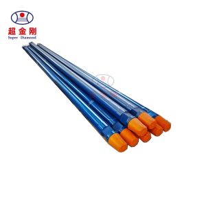 Buy cheap Forging DTH Drill Rig Drill Pipe 1.5m 2m 3m 4m 5m Length 76mm 89mm 114mm Diamether Pipe with ISO 9001 2000 Certification from wholesalers