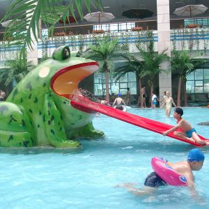 Multi Slide Rainbow Water Slide Equipment Joyful Children'S Customized