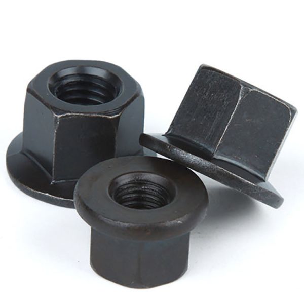 Buy cheap Grade 8 Black Oxide Coating Large Hexagon Flange Nuts from wholesalers