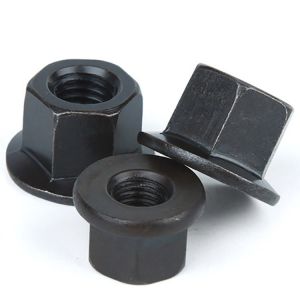 Buy cheap Grade 8 Black Oxide Coating Large Hexagon Flange Nuts from wholesalers
