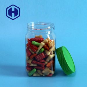 Buy cheap 72mm Diameter 520ml Leak Proof Plastic Jar Dry Fruits Chocolate Packaging from wholesalers