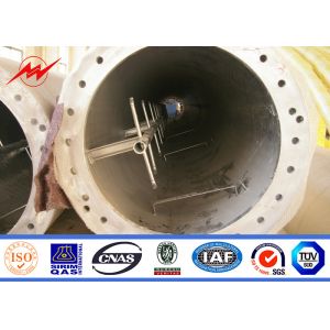 Buy cheap 110kv Transmission Tower Telecommunication Antenna Steel Mono Pole Tower For Cell Phone Signal from wholesalers