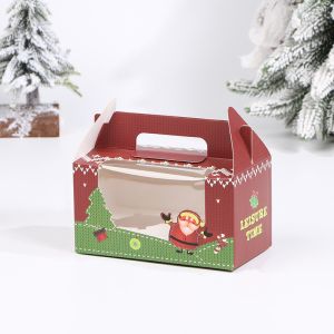 Buy cheap Customized Printed Holiday Bakery Boxes For Christmas Cupcake Pastry from wholesalers