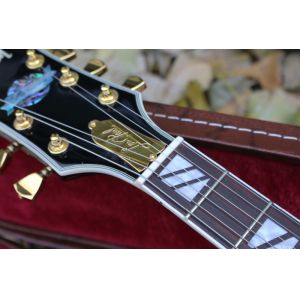 Buy cheap Custom double Tiger Flame Maple top supreme LP Electric Guitar golden hardware from wholesalers