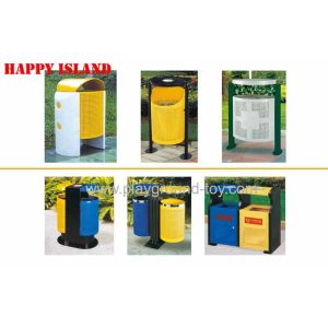 Buy cheap Stainless Trash Cans Park Trash Cans With Lid Custom Galvanized from wholesalers