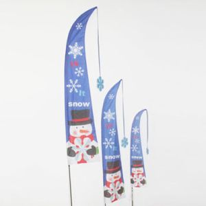 Buy cheap Christmas Garden Flag Sant Claus and Snowman from wholesalers