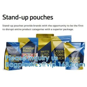 Buy cheap Stand Up Pouch With Resealable Zip lockk And Clear Window, Multi-purpose, small size, Aluminum Mylar Foil from wholesalers