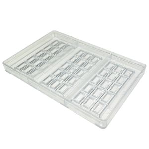Buy cheap Sustainable 3D Custom Made Chocolate Molds Rectangle Polycarbonate from wholesalers