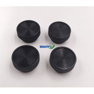 Buy cheap 23mm Diameter Threaded Plastic Caps , M11 Screw Thread Black Plastic End Plugs product