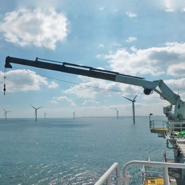 Buy cheap High Quality Telescopic Boom Marine Deck Crane Marine Ship Deck Crane from wholesalers