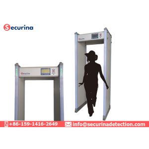 Buy cheap IP65 Weatherproof Walk Through Gate Airport Security Detector With 7inch LCD Screen from wholesalers