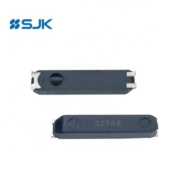 Quality SJK 7015SMD 32.768KHz Tuning Fork Crystal 0.8pF Typ Shunt Capacitance 20ppm MC-146 Cross for sale