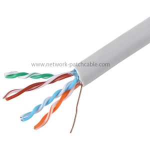 Buy cheap 305m Unshielded Cat5e FTP Cable RoHS Single Jacket 100Base-TX from wholesalers