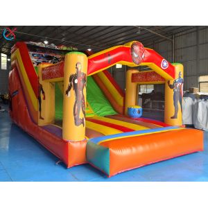 Factory Commercial Inflatable Slide Spider-Man Inflatable Jumping Castle
