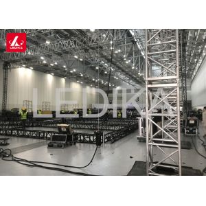 Buy cheap Coated Black Color Spigot Aluminum Square Truss 300mm x 300mm Multi Function from wholesalers
