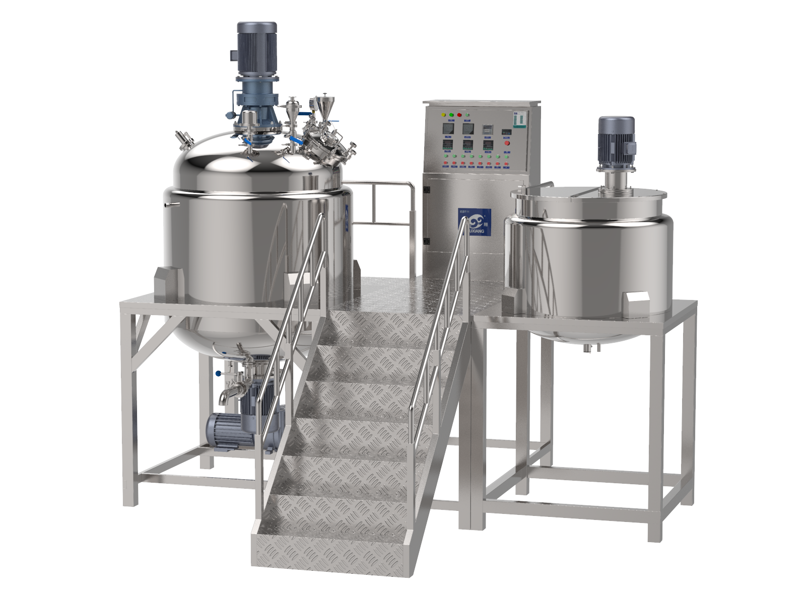 Buy cheap Custom Cosmetic Cream Shampoo Liquid Soap Making Machine 100L 500L Dishwashing Liquid Toothpaste Mayonnaise Production Line from wholesalers