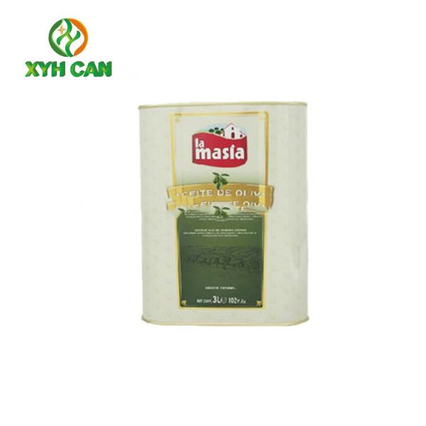 Buy cheap Rectangular Tin Containers Glossy Printing Vegetable Oil Packaging FDA Certificated from wholesalers