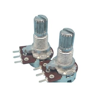 Buy cheap 12mm A10k Potentiometer 3 Pin 500k Audio Taper Pot Amplifier from wholesalers