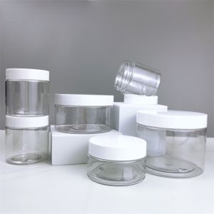 Buy cheap 200ML 250ML Round Empty Plastic Cream Jar Cylinder PET Bottle With Screw from wholesalers
