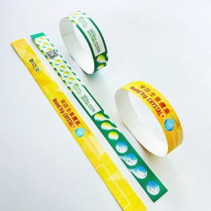 Buy cheap Tyvek Dupont Paper Wristband Activity Business Barcode Paper Event Admission Bracelet from wholesalers