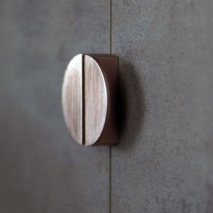 Buy cheap OEM 90mm Aluminum Alloy Half Moon Drawer Handles from wholesalers