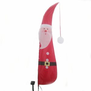 Buy cheap Holiday Solar LED Garden Flag Santa Claus from wholesalers