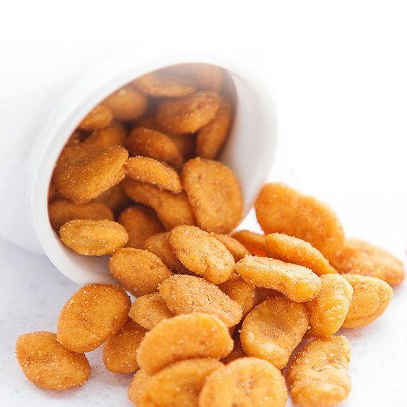 Buy cheap Customized Coated Crispy Broad Bean Chips Chili/Chilli/Spicy Flavor Fried Fave Beans Roasted Crunchy Snack from wholesalers