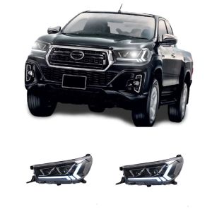 Buy cheap Hilux Revo Rocco Headlight Tail Light Sequential Turn Signal Car Body Kit from wholesalers