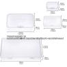 Buy cheap Mixed Sizes Rectangular Empty Mini Clear Plastic Organizer Storage Box Containers With Hinged Lids For Small Items from wholesalers
