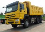 Buy cheap 30 Tons Yellow Tipper 375Hp Sinotruk Howo 8x4 Dump Truck from wholesalers