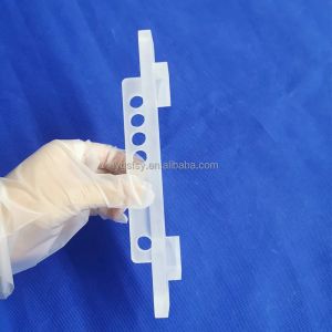 Opaque Perforated Quartz Glass Sheet Customized Size