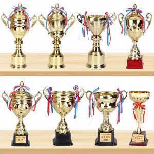 Buy cheap Customized Metal Trophy Cup 32cm Hight Tear Resistant from wholesalers