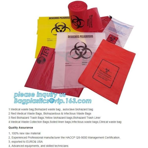 Buy cheap Cheap clavable 135C Biohazard Garbage Bags Medical Wast Bags for Sterilization Used in Hospital, PLA biodegradable clini from wholesalers