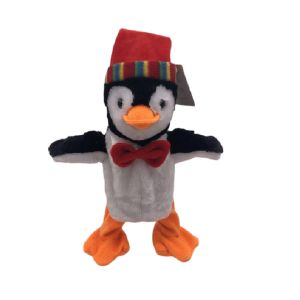 Buy cheap Singing Choking Walking Christmas Plush Penguin 33cm from wholesalers